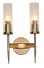 Миниатюра фото бра с двумя плафонами zortes candle zrs.16204.2 | 220svet.ru