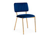 Миниатюра фото стул на металлокаркасе woodville armond синий 15651 | 220svet.ru