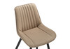 Миниатюра фото стул крутящийся woodville седа велюр бежевый 502103 | 220svet.ru