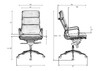 Миниатюра фото компьютерное кресло для руководителя dobrin arnold lmr-103f-2447 черное | 220svet.ru