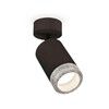 Миниатюра фото комплект накладного светильника ambrella light techno spot xm6313001 sbk/cl черный песок/прозрачный (a2210, c6313, n6150) | 220svet.ru