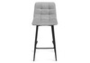Миниатюра фото барный стул woodville чилли к светло-серый / черный 537074 | 220svet.ru