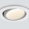 Миниатюра фото встраиваемый светодиодный светильник elektrostandard 15267/led 7w 4200k белый/серебро 4690389175596 | 220svet.ru