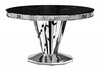 Миниатюра фото стол стеклянный grande черный | 220svet.ru