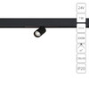 Миниатюра фото магнитный трековый светильник arte lamp presto a6326pl-1bk | 220svet.ru