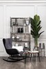 Миниатюра фото стеллаж стекло garda decor 13rxsh3052-silver | 220svet.ru