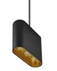 Миниатюра фото подвесной светодиодный светильник lumien hall элой 8004/3p-bk-gd | 220svet.ru