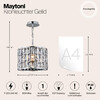 Миниатюра фото подвесной светильник maytoni gelid mod184-pl-01-ch | 220svet.ru
