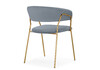 Миниатюра фото стул woodville kamelia 1 gray / gold 15471 | 220svet.ru