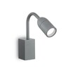Миниатюра фото уличный настенный светильник ideal lux loop ap1 antracite | 220svet.ru