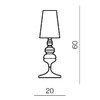 Миниатюра фото настольная лампа azzardo baroco table az2162 | 220svet.ru