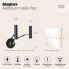 Миниатюра фото бра maytoni vigo mod620wl-04b | 220svet.ru