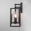 Миниатюра фото уличный настенный светильник elektrostandard candle 35150/d черный 4690389182464 | 220svet.ru