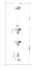 Миниатюра фото подвесной светодиодный светильник inodesign lester white 44.1155 | 220svet.ru