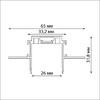 Миниатюра фото шинопровод встраиваемый низковольный novotech shino smal 2 м 135200 | 220svet.ru