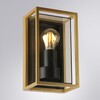 Миниатюра фото уличный настенный светильник arte lamp marfik a2322al-1go | 220svet.ru