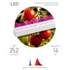 Миниатюра фото настенный светодиодный светильник эра prom fito-14w-т5-n | 220svet.ru
