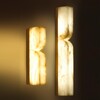 Миниатюра фото настенный светодиодный светильник odeon light marbella 6685/15wl латунь | 220svet.ru