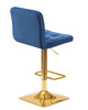 Миниатюра фото стул барный dobrin goldie lm-5016-4005 синий | 220svet.ru