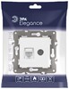 Миниатюра фото розетка эра elegance 14-3110-01м rj45+tv, белый матовый б0065767 | 220svet.ru