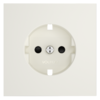Миниатюра фото накладка для розетки с заземлением и защитными шторками voltum s70 vls000713 (хлопок) | 220svet.ru