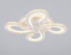 Миниатюра фото потолочный светодиодный светильник с пультом ambrella light acrylica fa1702 | 220svet.ru