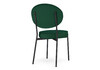 Миниатюра фото стул на металлокаркасе woodville ройс зеленый / черный 584278 | 220svet.ru