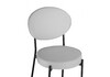Миниатюра фото стул на металлокаркасе woodville ройс серый / черный 584279 | 220svet.ru