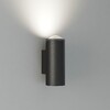 Миниатюра фото уличный настенный светодиодный светильник elektrostandard column 35138/u черный a063022 | 220svet.ru