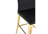 Миниатюра фото барный стул woodville joan black / gold 15388 | 220svet.ru