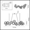 Миниатюра фото подвесная светодиодная люстра odeon light trellis 5086/64l бронзовый | 220svet.ru