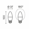 Миниатюра фото светодиодная лампа свеча 5вт 4000k e27 voltega candle 5w 3218 | 220svet.ru
