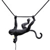 Миниатюра фото подвесной светильник the monkey lamp swing black seletti | 220svet.ru