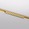 Миниатюра фото трековый однофазный светодиодный светильник denkirs shine grill dk5771-sb | 220svet.ru