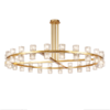 Миниатюра фото потолочная люстра на штанге inodesign restoration hardware d120 40.2663 | 220svet.ru