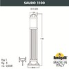 Миниатюра фото садовый светильник-столбик fumagalli sauro 1100 d15.555.000.bxf1r.fc1 | 220svet.ru