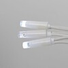Миниатюра фото светодиодная гирлянда uniel без вилки белый uld-f90pro s5m-050/twk wh ul-00013247 | 220svet.ru