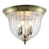 Миниатюра фото потолочный светильник crystal lux jugo pl4 bronze/transparente | 220svet.ru