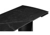 Миниатюра фото стол керамический раскладной woodville готланд черный мрамор 553535 | 220svet.ru