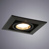 Миниатюра фото встраиваемый светильник arte lamp cardani piccolo a5941pl-1bk | 220svet.ru