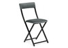 Миниатюра фото стул на металлокаркасе woodville elevis темно-серый / черный 587874 | 220svet.ru