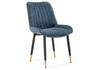Миниатюра фото стул на металлокаркасе woodville seda 1 blue / black / gold 15774 | 220svet.ru