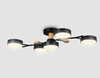 Миниатюра фото потолочная светодиодная люстра на штанге с пультом ду ambrella light comfort fl4835 | 220svet.ru