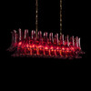 Миниатюра фото подвесная люстра loft it lilou 10600/1200r burgundy | 220svet.ru