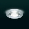 Миниатюра фото встраиваемый светильник disk crystal leucos | 220svet.ru