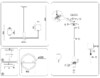 Миниатюра фото потолочная люстра на штанге ambrella light heigh light lh53001 | 220svet.ru