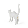 Миниатюра фото настольная лампа jobby the cat white | 220svet.ru