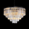 Миниатюра фото подвесная люстра odeon 10a black/clear delight collection kr0387p-10a black/clear | 220svet.ru