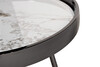 Миниатюра фото стол журнальный белый/черный хром garda decor 47ed-28020 | 220svet.ru