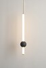 Миниатюра фото подвесной светодиодный светильник inodesign orion black 40.4388 | 220svet.ru